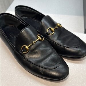 Gucci Princeton Black Leather Loafers